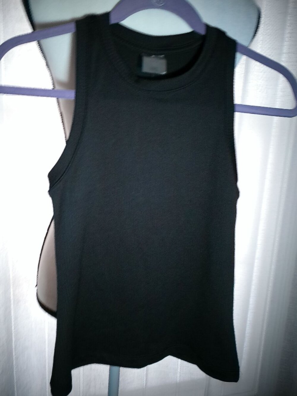 CALIA by Carrie Underwood Athletic Tank Ribbed Racer Back Black NWT XXS & XS